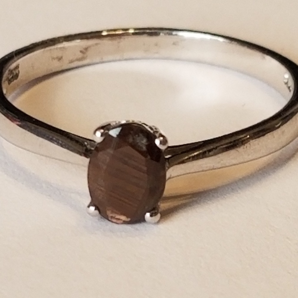 NEW 1 Carat Rare CHOCOLATE SAPPHIRE Solitaire Ring